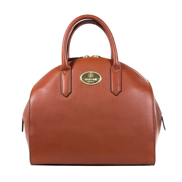 Roberto Cavalli Handbags - NWOT Roberto Cavalli Bowler Dome Leather Satchel Handbag- AUTHENTIC